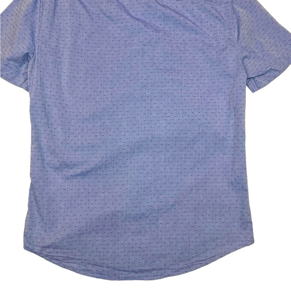 ⚡️SOLD⚡️Armani Exchange Men's Youth Ditsy-Print Dobby Shirt Slim Fit Button Down - Picture 15 of 16